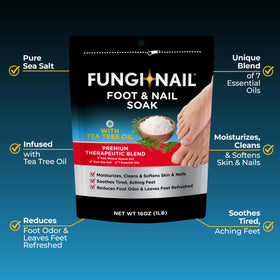 Sels de bain Fungi-Nail avec ingrédients naturels
