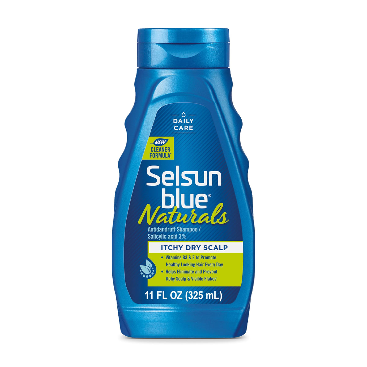 Selsun Blue Shampoo Antipelliculaire 11 oz bouteille avant