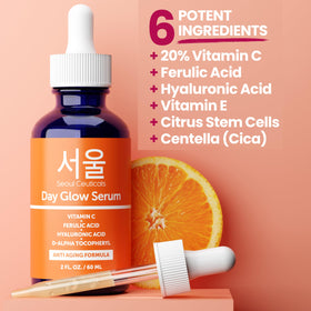 SeoulCeuticals Sérum Vitaminé C 20% avec d'autres soins de la peau