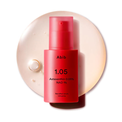 Sérum Abib Effet Rouge 1,05 oz vue avant avec flacon pompe