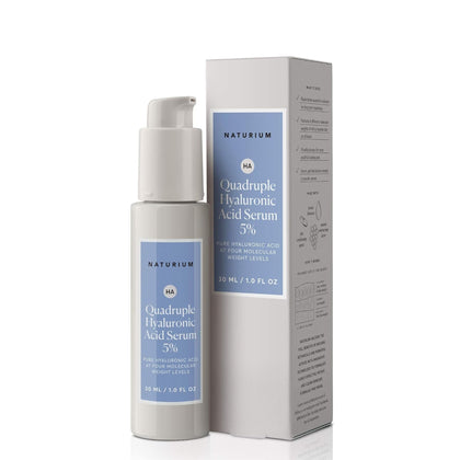 Sérum Acide Hyaluronique 5% Naturium vue avant avec texture gélifiée