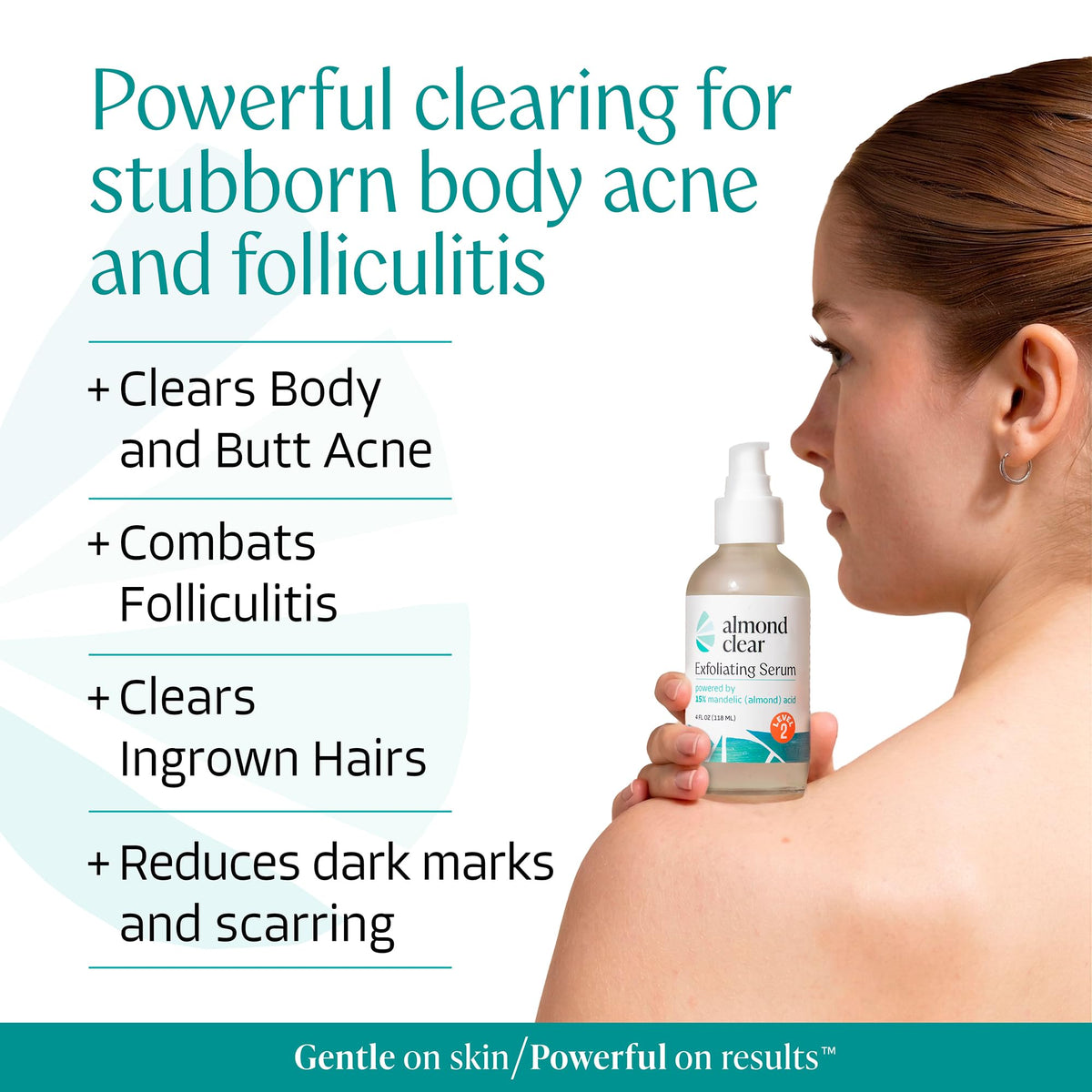 Sérum Almond Clear Niveau 2 sur fond blanc