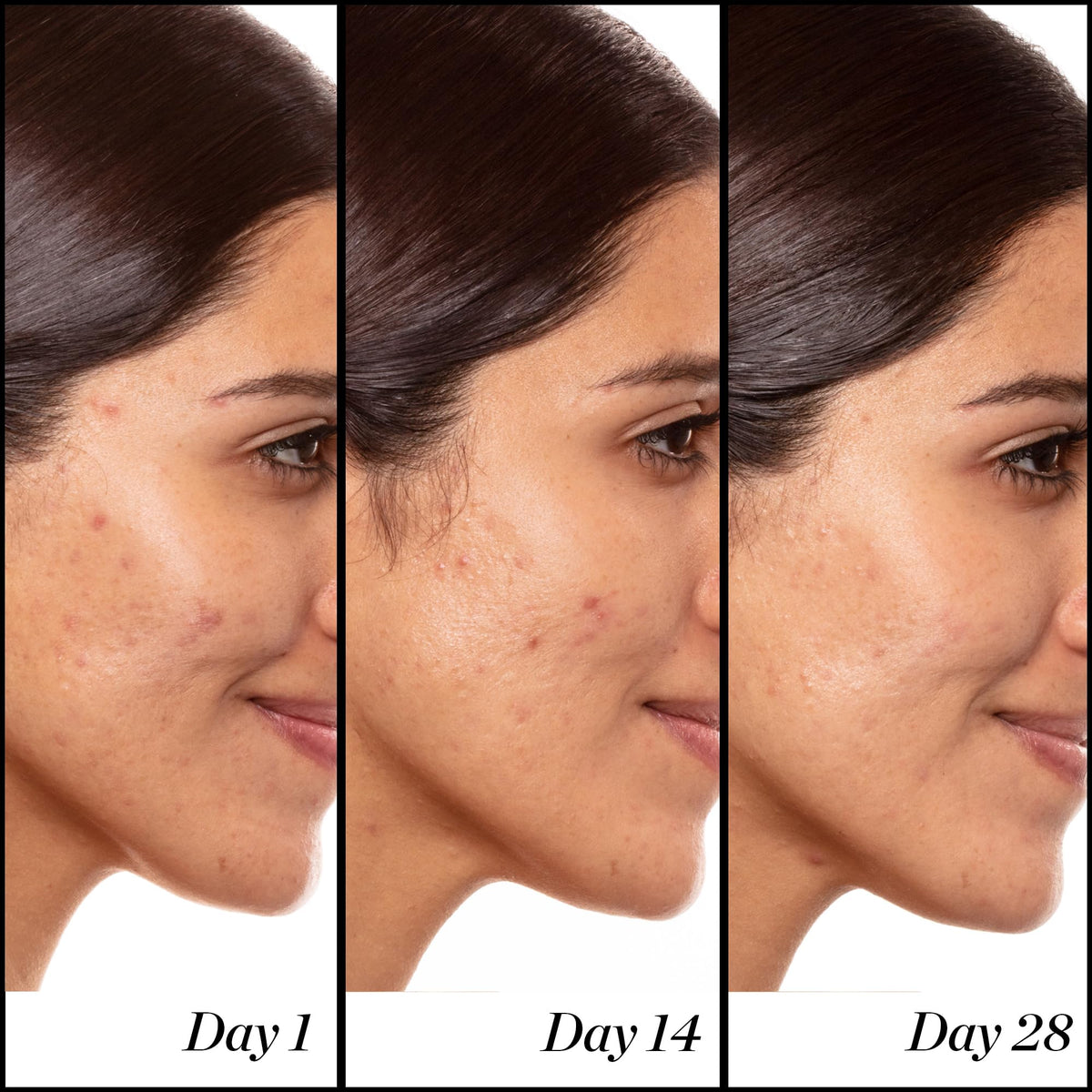 Sérum Anti-Âge A+ Sunday Riley avec application sur le visage