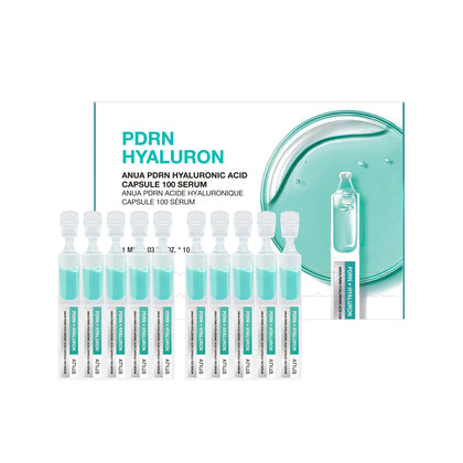 Sérum ANUA Hyaluronique Capsule 100 10 ml vue avant avec bouchon