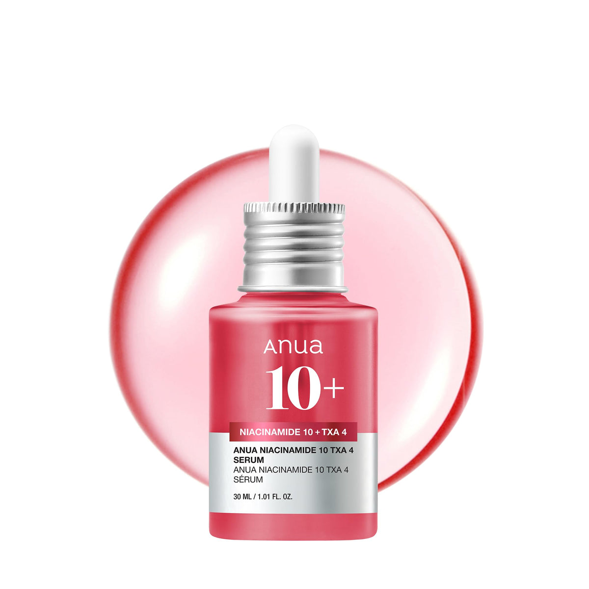 Sérum ANUA Niacinamide 10% et Acide Tranexamique, flacon avant