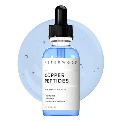 Sérum Asterwood Peptides de Cuivre 90g vue avant avec bouchon