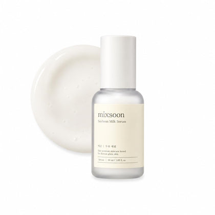 Sérum au lait de soja mixsoon vue de face avec étiquette visible