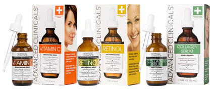 Sérum au rétinol Advanced Clinicals 1,75 fl oz avec étiquette