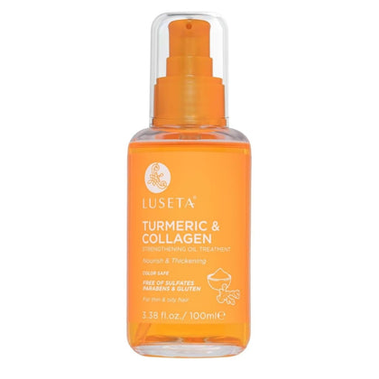 Sérum Capillaire L LUSETA au Curcuma et Collagène 100 ml vue de face