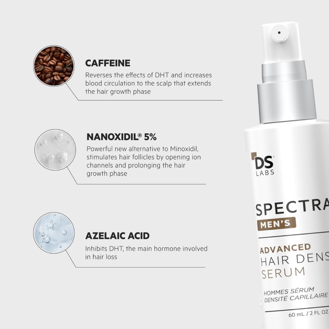 Sérum Capillaire Spectral pour Hommes en utilisation quotidienne