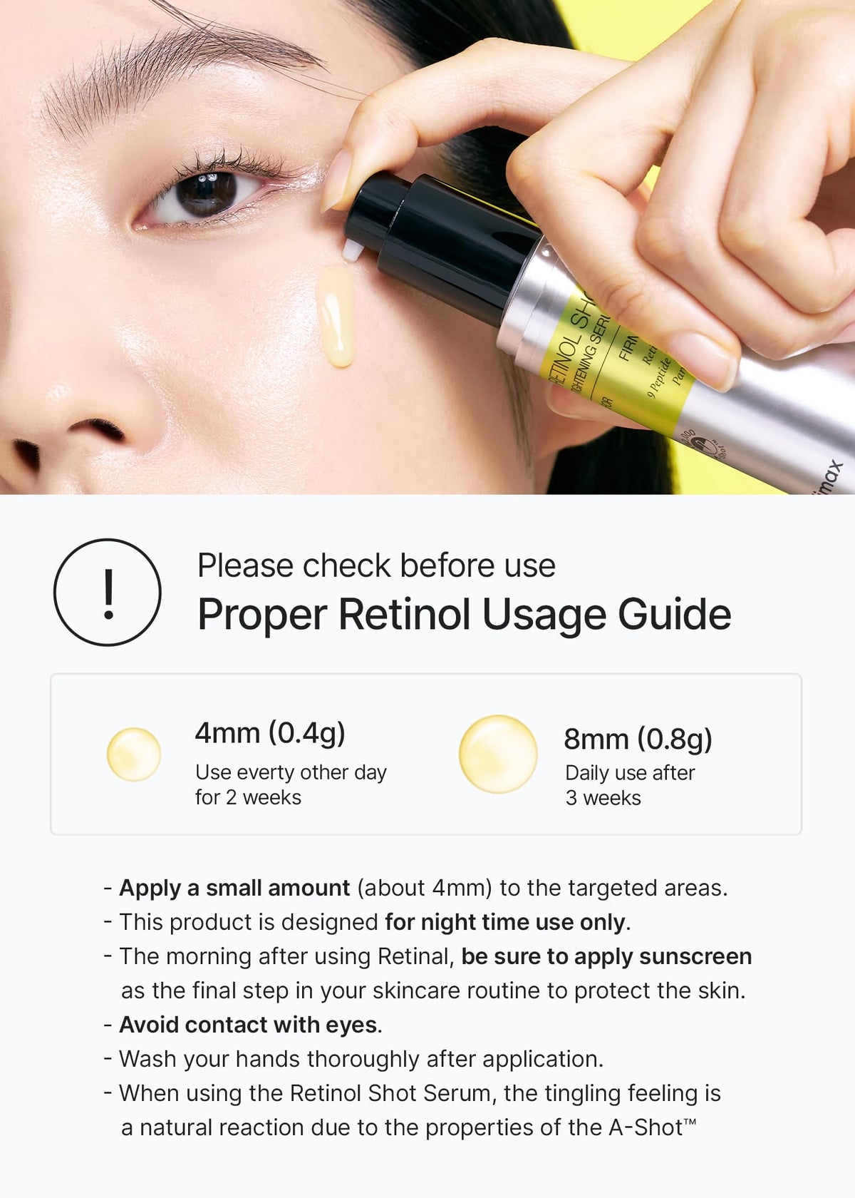 Sérum celimax avec arrière-plan de soins de la peau