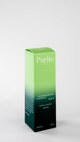 Sérum Centella PURITO en usage avec autres produits de soin