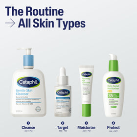 Sérum Céramide Cetaphil sur une surface plate