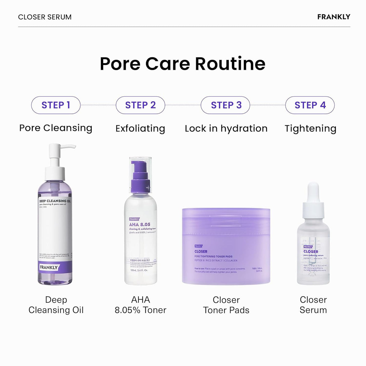 Sérum Closer Jumbo FRANKLY avec accessoires de beauté