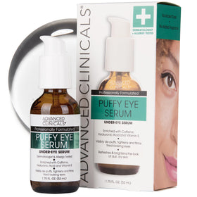 Sérum contour des yeux Advanced Clinicals 50 ml devant sur fond blanc