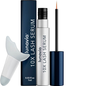 Sérum de Cils lunavia 10X 50g vue avant avec applicateur