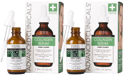 Sérum de collagène Advanced Clinicals 2-Pack face avant
