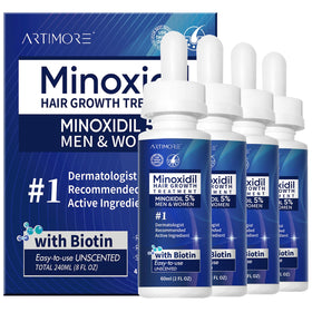 Sérum de croissance capillaire Artimore 5% Minoxidil 8 FL OZ avant