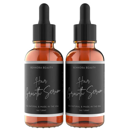 Sérum de croissance capillaire RENNORA BEAUTY, pack de 2, vue avant