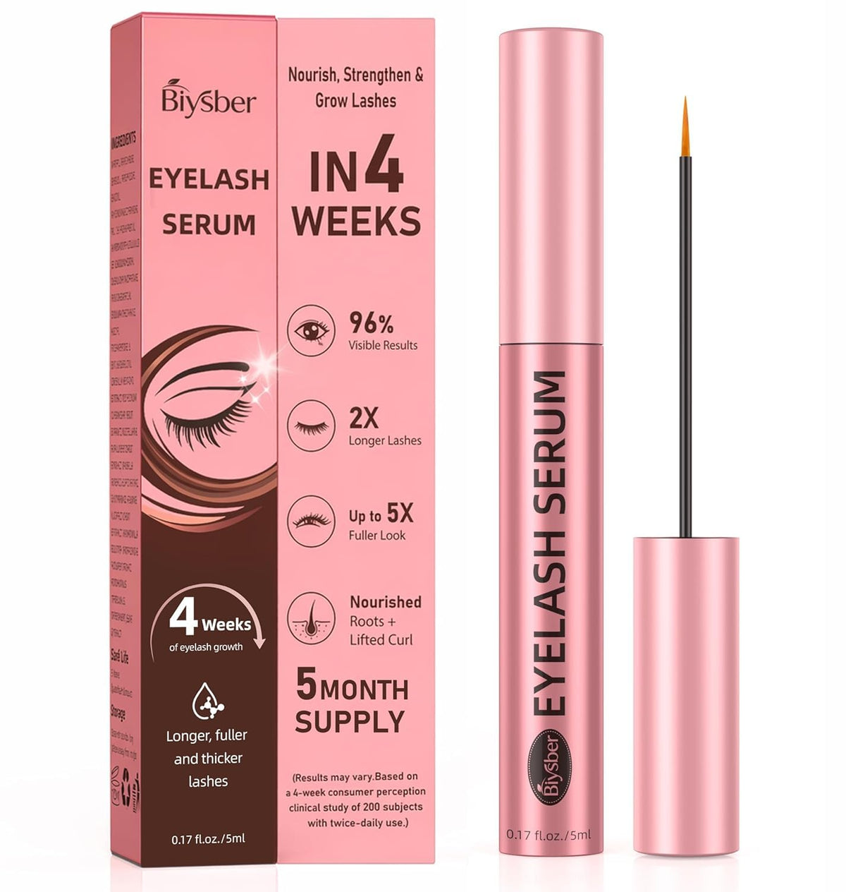 Sérum de croissance des cils BIYSBER 32g vue avant