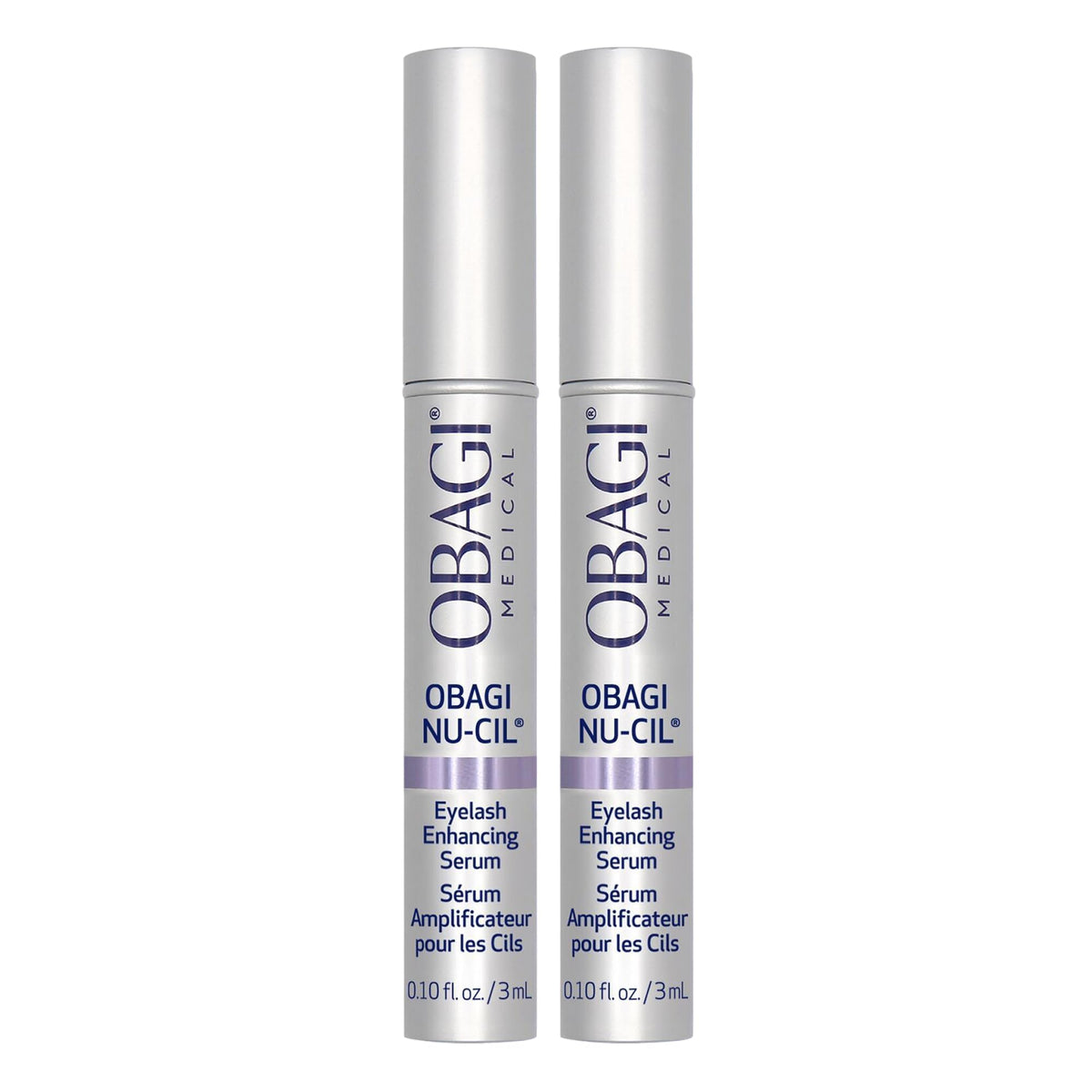 Sérum de renforcement des cils Obagi Medical, pack de 2 flacons de 3 ml