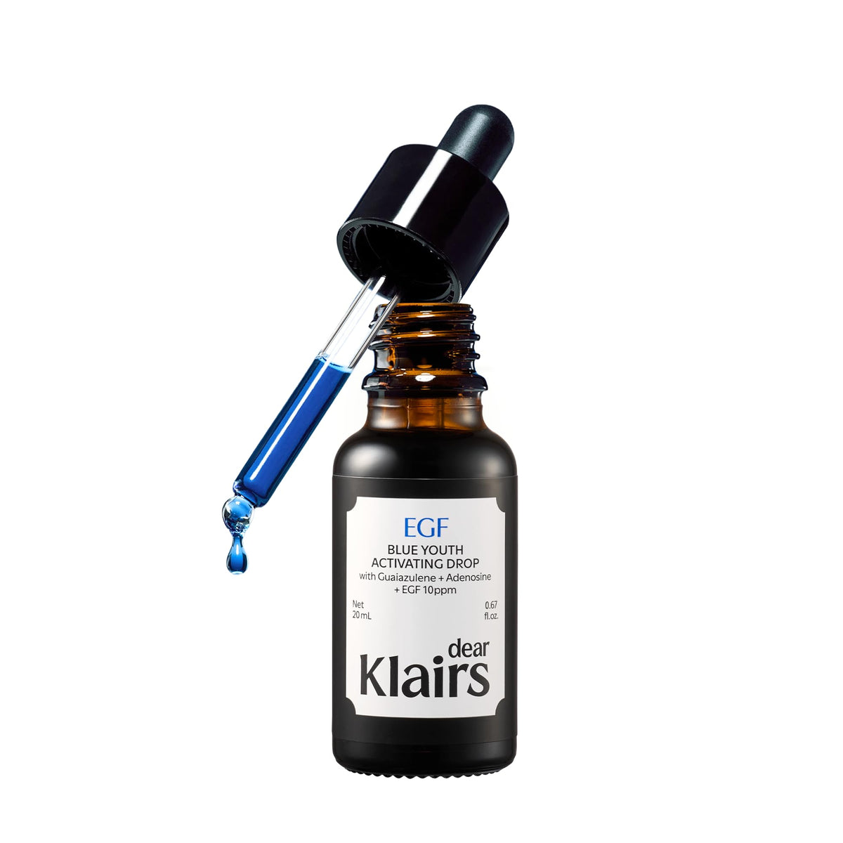 Sérum DearKlairs EGF 20ml devant sur fond blanc
