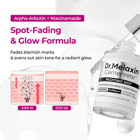 Sérum Dr.Melaxin Picotonic Shot 30 ml sur une surface en bois