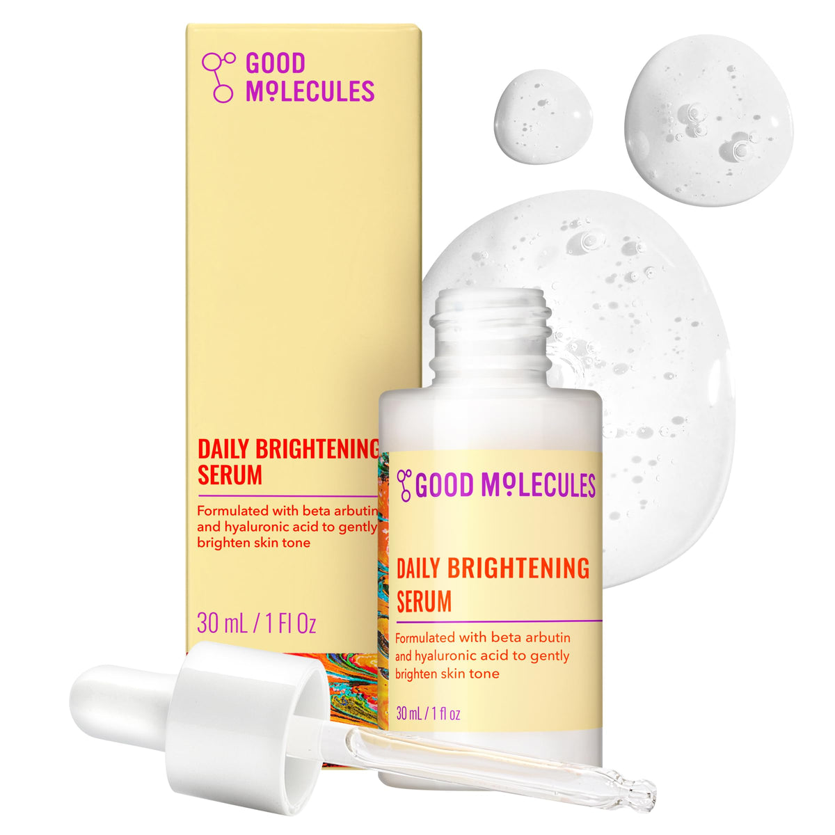 Sérum éclaircissant Good Molecules 30ml avec beta arbutin avant