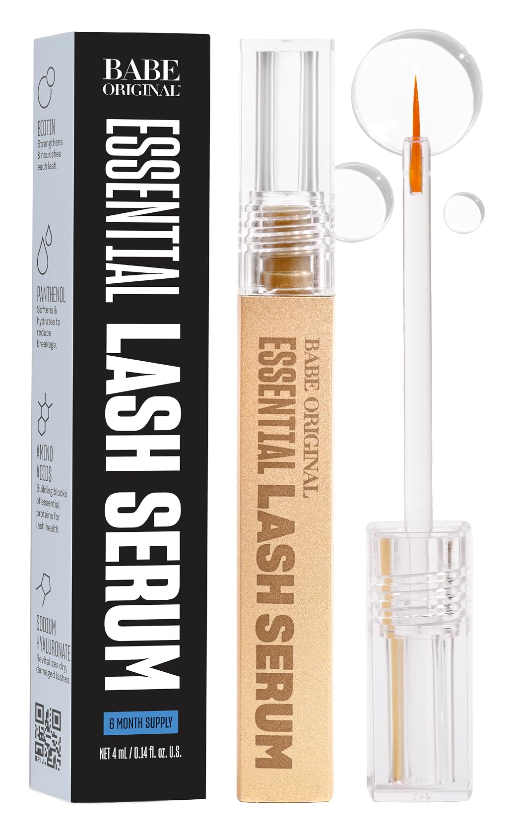 Sérum Essentiel pour Cils BABE ORIGINAL 4mL - vue de face