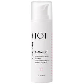 Sérum Geek & Gorgeous A-Game 20 avant utilisation, flacon de 50g