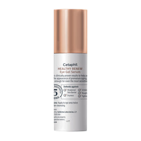 Sérum Gel Contour des Yeux Cetaphil sur un fond esthétique