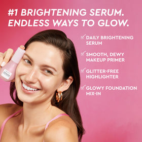 Sérum Glow Recipe avec pastèque en arrière-plan