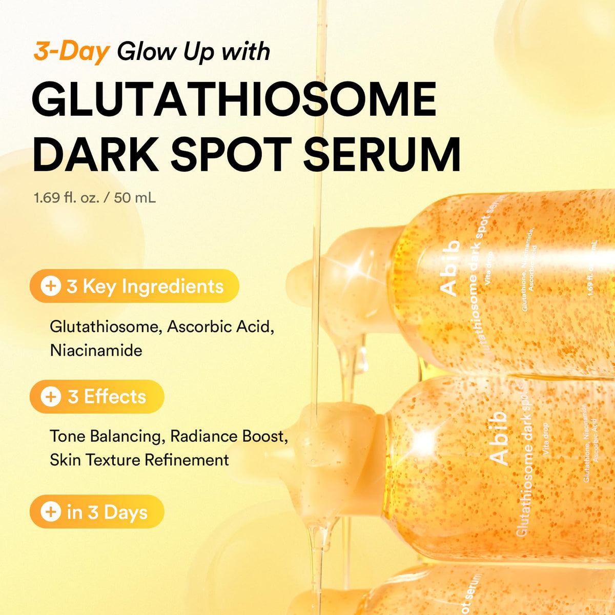 Sérum Glutathiosome Abib avec texture légère