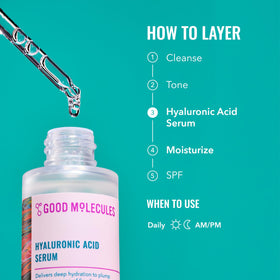 Sérum Good Molecules avec gouttelette