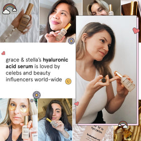 Sérum grace & stella avec étiquette claire