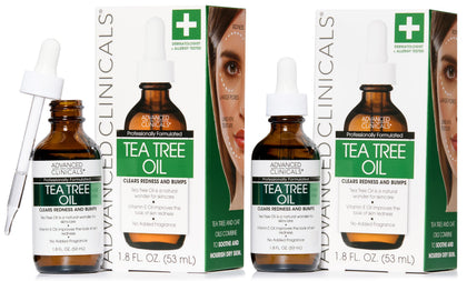 Sérum Huile d'Arbre à Thé Advanced Clinicals 290g avant