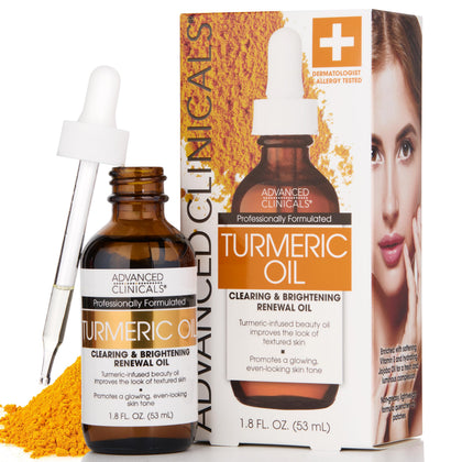 Sérum Huile de Curcuma Advanced Clinicals 1,8 Fl Oz vue avant