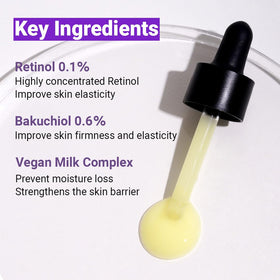 Sérum IsNtree Hyper Retinol EX 1.0 20ml application sur le visage