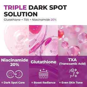 Sérum JUMISO 20% Niacinamide 40 ml sur fond blanc