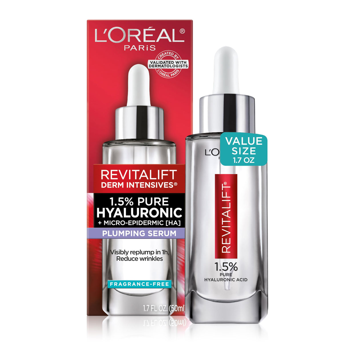 Sérum L'Oreal Paris Acide Hyaluronique 1,5% 50ml avant