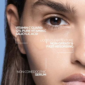 Sérum La Roche-Posay en utilisation sur le visage