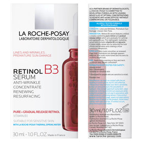Sérum La Roche-Posay sur un fond neutre