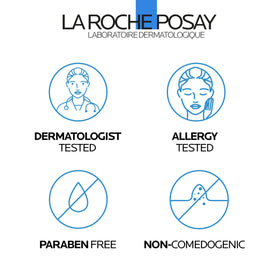 Sérum La Roche-Posay sur une table de maquillage