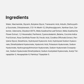 Sérum medicube TXA & Niacinamide 15% avec un flacon ouvert
