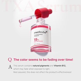 Sérum medicube TXA & Niacinamide 15% dans un cadre esthétique