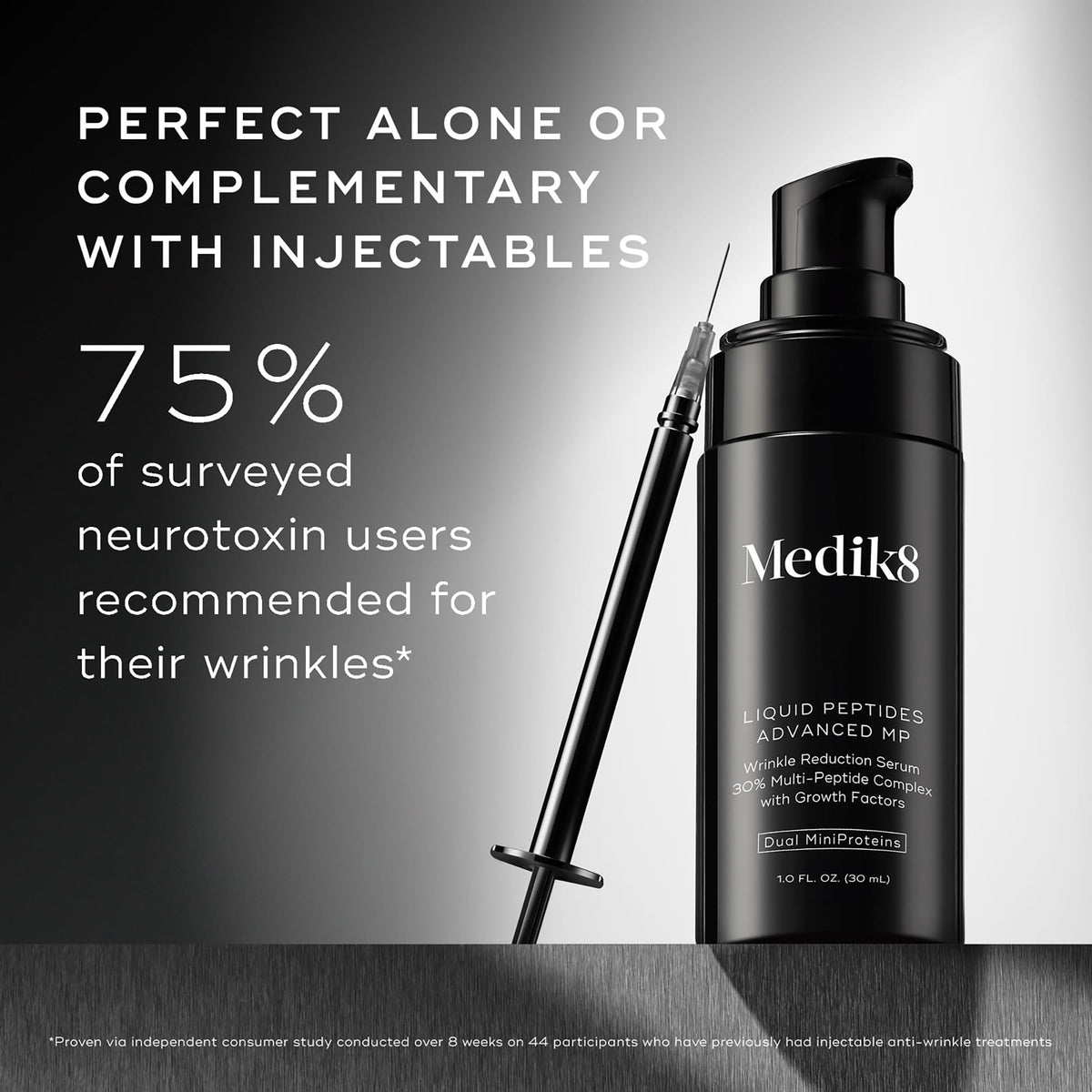 Sérum Medik8 Peptides Avancés 30% avec ingrédients naturels