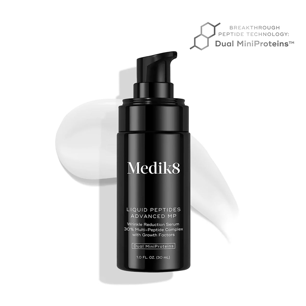 Sérum Medik8 Peptides Avancés 30% flacon arrière