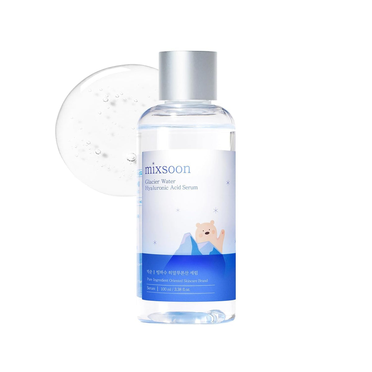 Sérum mixsoon Acide Hyaluronique Eau Glaciaire 100ml vue avant