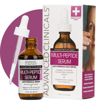 Sérum Multi-Peptides Advanced Clinicals 141g devant packaging