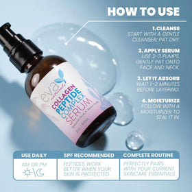 Sérum multi peptides Eva Naturals avec pipette